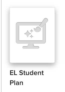 EL Plan report in the Reports and Parent Letter Gallery