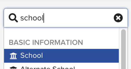 Student List with school field added